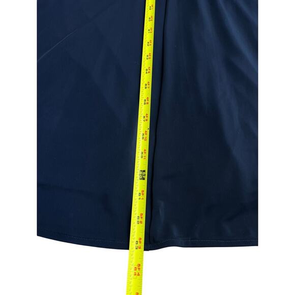 La Femme V-Neckline Longsleeve A-Line Dress in Navy, size 14, NWT - Picture 14 of 15